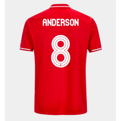 Lacne Muži Futbalové dres Nottingham Forest Elliot Anderson #8 2025-26 Krátky Rukáv - Domáci